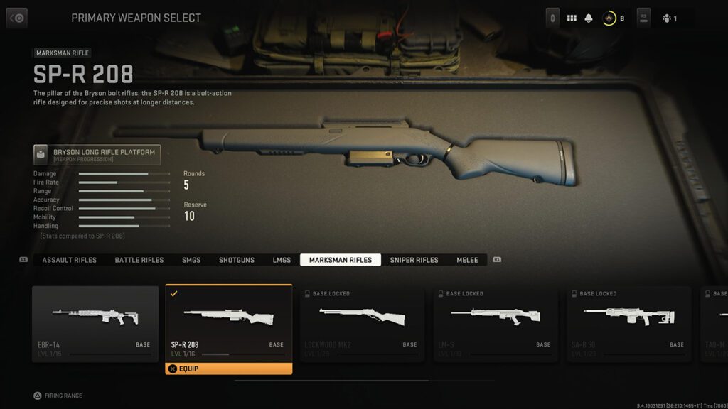 Call of Duty: Modern Warfare 2 - Best SP-R 208 Loadout